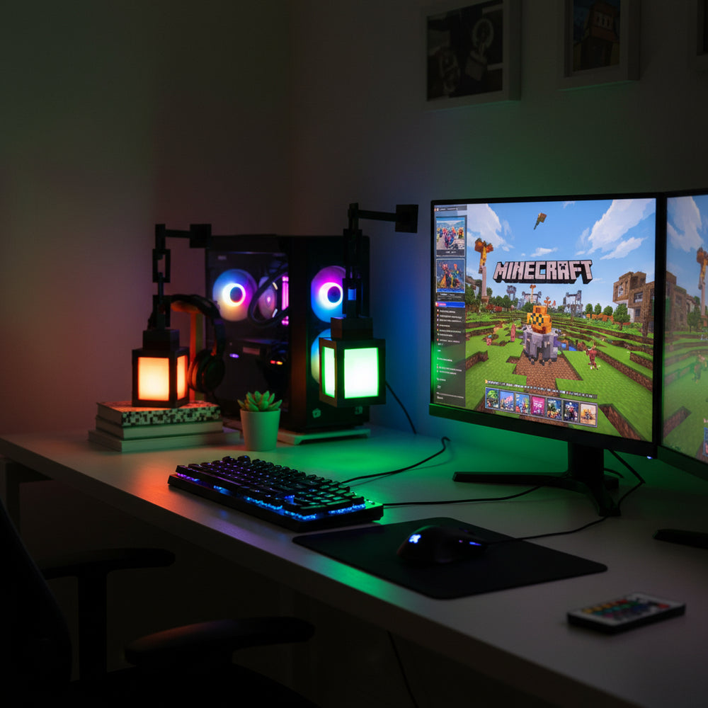 MineLamp Lampara RGB Pixel